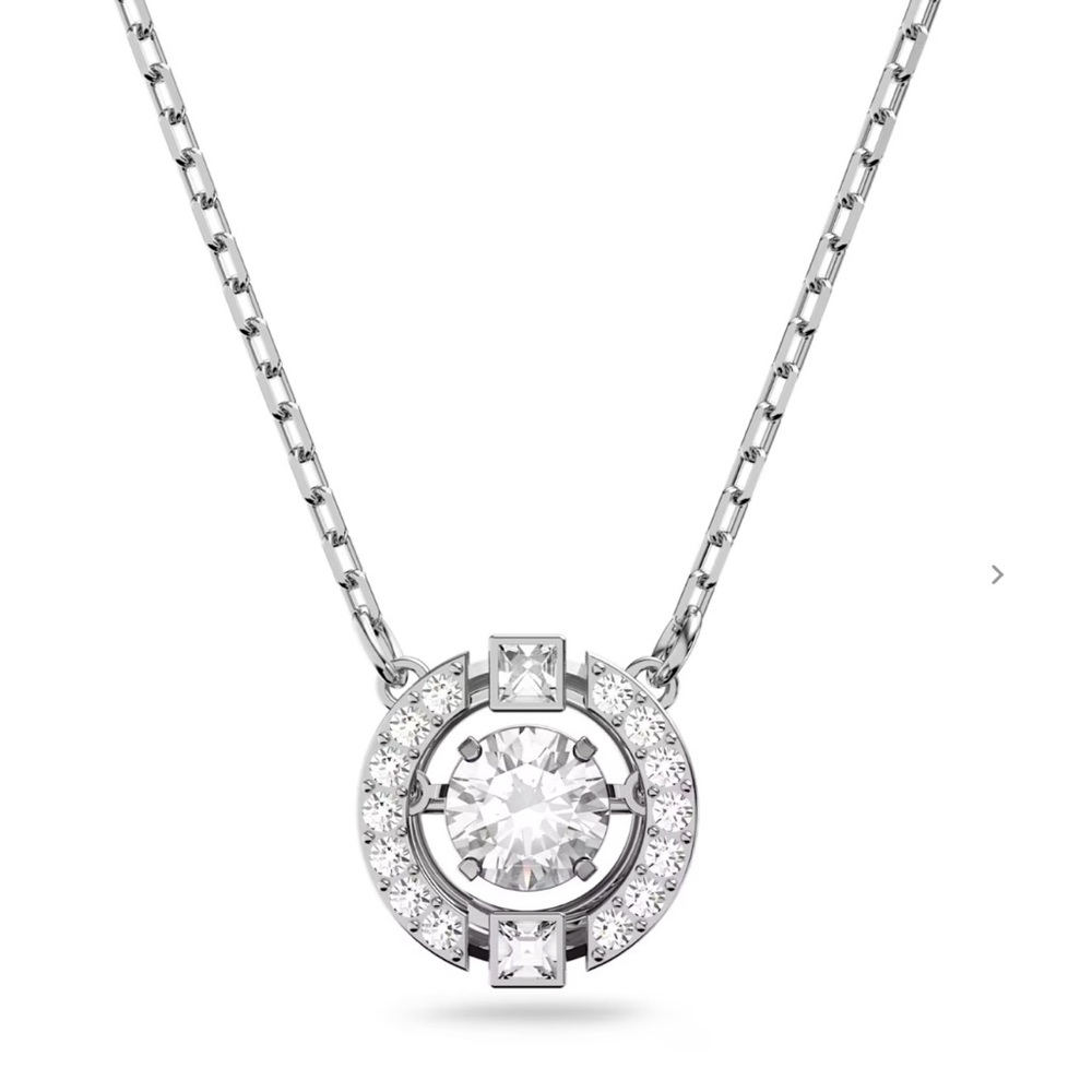 Swarovski “dance stone” necklace and earring set